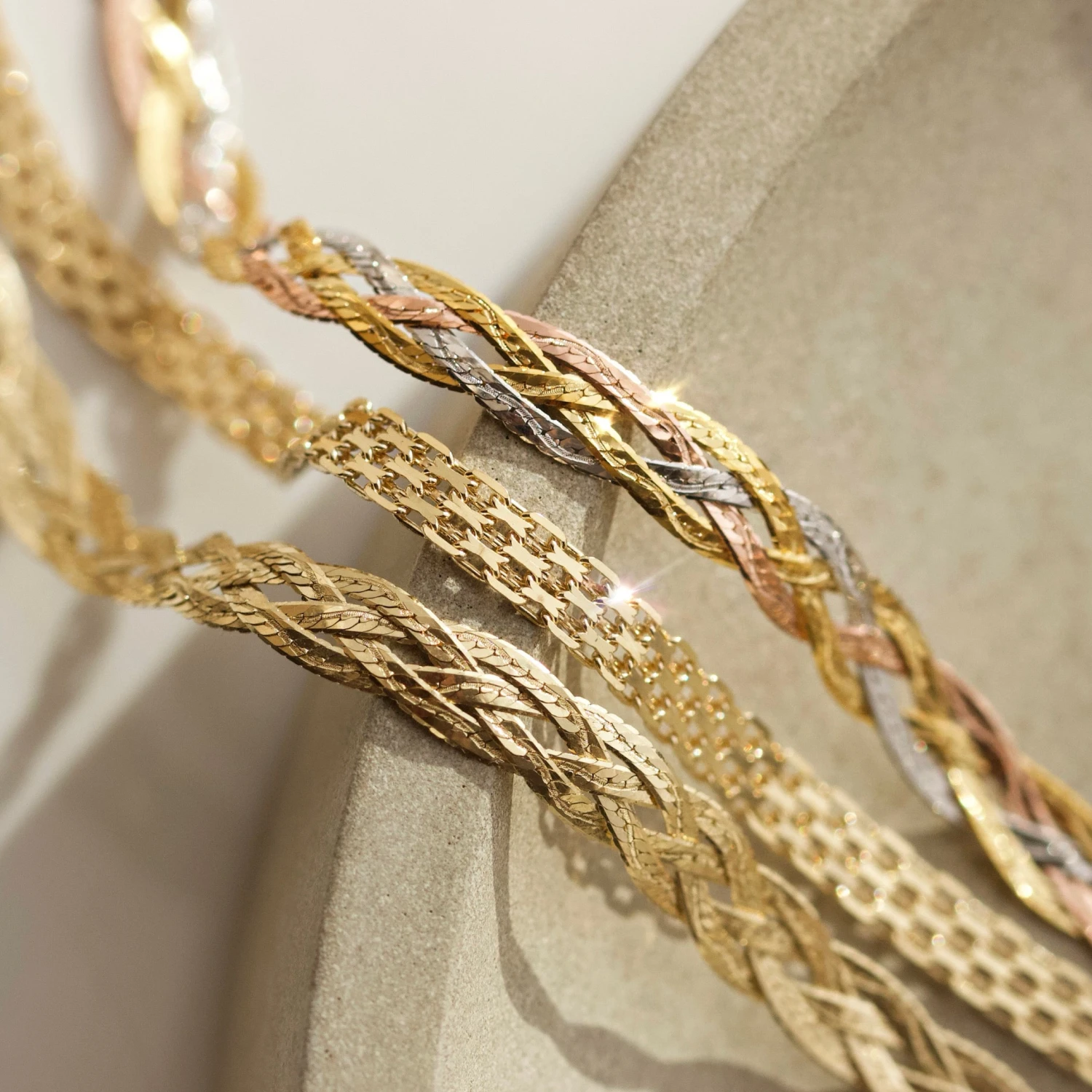 Braided Bismark Chain Necklace 3 Braided Bismark Chain Necklace - Image 3