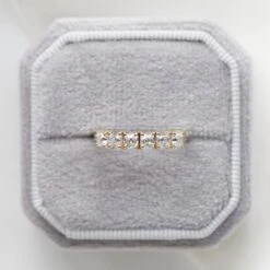 Emily Moissanite Half Eternity Ring -Carrie Elizabeth E876DC0F 2586 4D13 BDEC A0B0760DDC1B ab17dd17 14f6 4636 8724 8a043cf27327 scaled