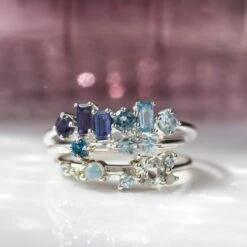 Garden Party Blue Topaz Ombre Ring 7 Garden Party Blue Topaz Ombre Ring -Carrie Elizabeth EA57FEE0 6DB1 42A1 85D8 E3FE1053CA68 scaled