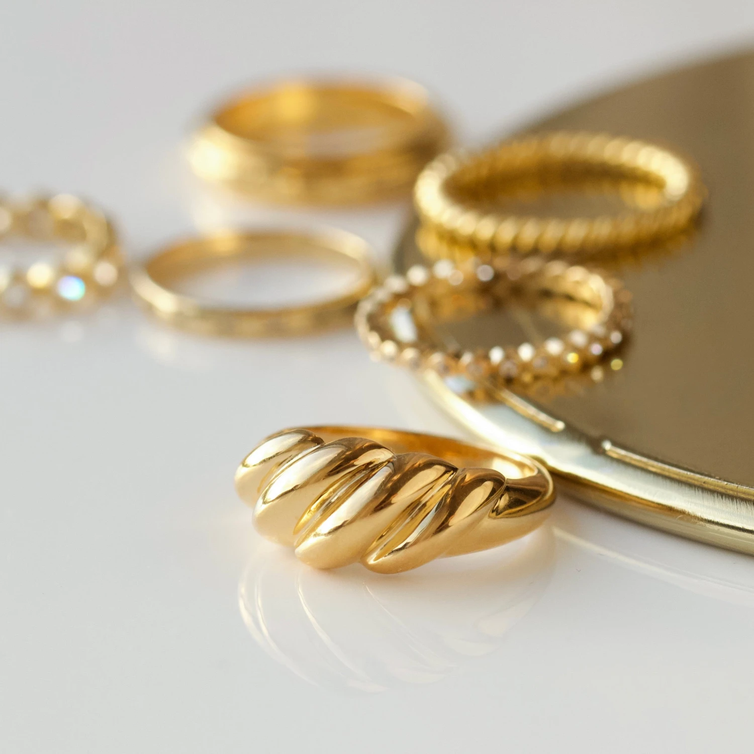 Vintage Croissant Ring 3 Vintage Croissant Ring - Image 3