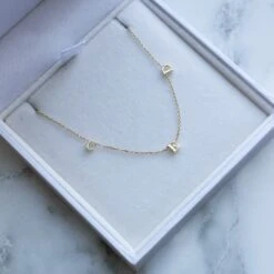 Custom Made Initial Necklace 14 Custom Made Initial Necklace -Carrie Elizabeth F303DA59 EA31 486C A695 E5F5AA42F8D4 scaled
