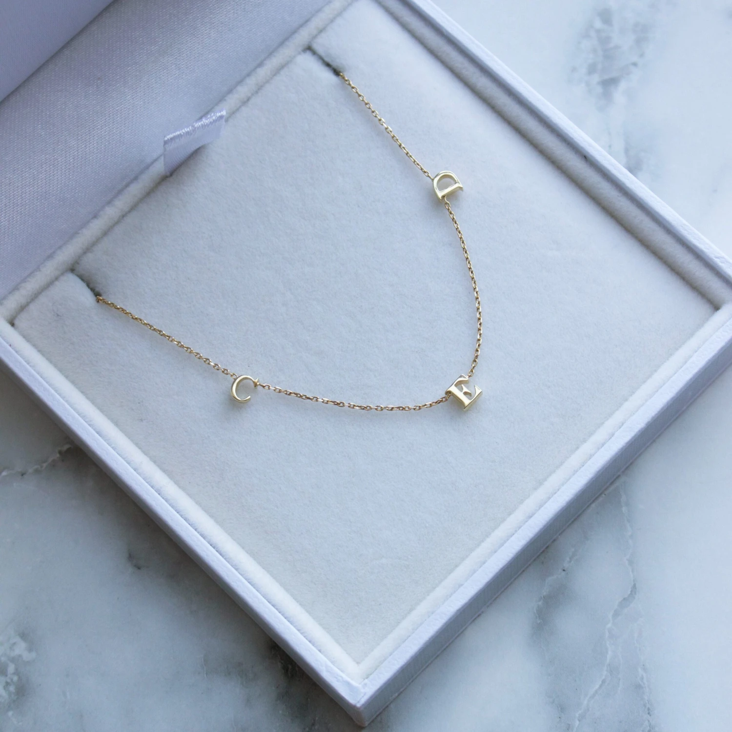 Custom Made Initial Necklace 4 Custom Made Initial Necklace - Image 4