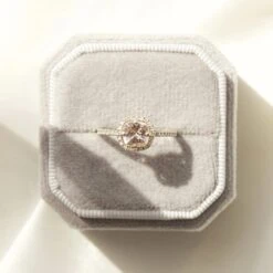 Juliet Morganite & Diamond Ring -Carrie Elizabeth F54C435F DD1C 4961 B441 A6D089C40757copy 76360fba ce2d 4e9d 8ce2 bdb933905c22 scaled