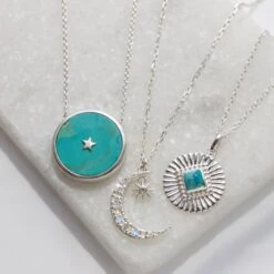Turquoise Sunray Coin Necklace 5 Turquoise Sunray Coin Necklace -Carrie Elizabeth FABD9004 5613 4839 910B 010BEDFD52AF