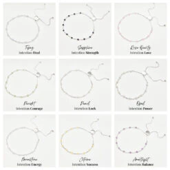 Zoe Sugg Intentions Beaded Bracelet 20 Zoe Sugg Intentions Beaded Bracelet -Carrie Elizabeth GridCarrieElizabethZoeSuggGemstoneJewelleryIntentionsCollection8