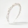 Mia Pearl And Crystal Rolled Headband