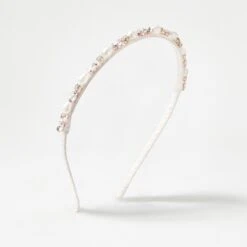 Chloe Pearl And Crystal Slim Headband