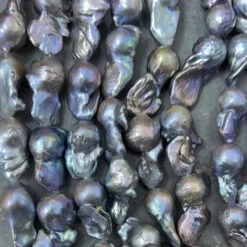 Baroque Black Pearl Chunky Chain Necklace 16 Baroque Black Pearl Chunky Chain Necklace -Carrie Elizabeth IMG 20230720 WA0004 002