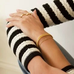 Diamond Solitaire Vintage Chain Bracelet 8 Diamond Solitaire Vintage Chain Bracelet -Carrie Elizabeth IMG 0036copy2 scaled