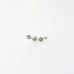 London Blue Topaz Shooting Star Climber Earring