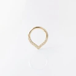 Tapered Clicker Hoop Earring