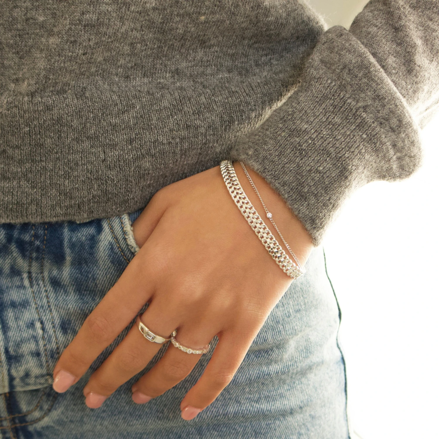 Green Amethyst Luxe Statement Ring 2 Green Amethyst Luxe Statement Ring - Image 2