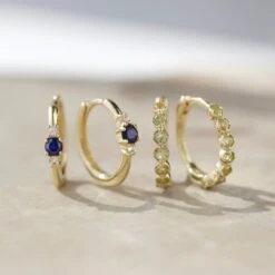 Peridot Gemstone Hoop Earring -Carrie Elizabeth IMG 0832copy2 3f955b7e 9608 4c81 bdbc 8f73c590aeb3 scaled