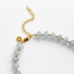 Milky Aqua Jade Beaded Necklace 13 Milky Aqua Jade Beaded Necklace -Carrie Elizabeth IMG 1866copy scaled