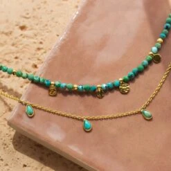 Turquoise Coin Necklace 10 Turquoise Coin Necklace -Carrie Elizabeth IMG 2029copy2 scaled