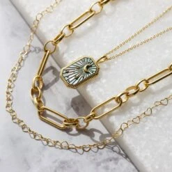 Luxe Link Chain Necklace 11 Luxe Link Chain Necklace -Carrie Elizabeth IMG 2068copy22 ae5c1a98 49f4 48d1 a503 684760dc648c scaled