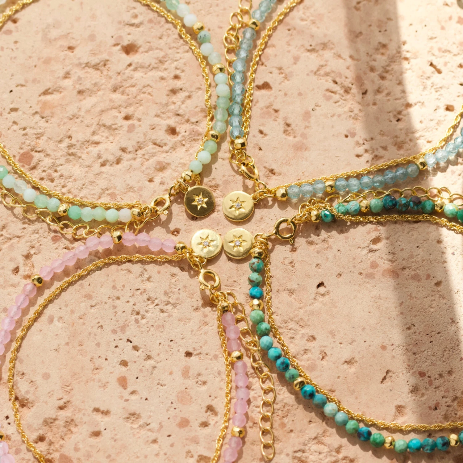 Turquoise & Diamond Manifestation Bracelet 4 Turquoise & Diamond Manifestation Bracelet - Image 4