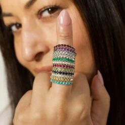 Turquoise Stacking Ring -Carrie Elizabeth IMG 2615 copy 22 scaled