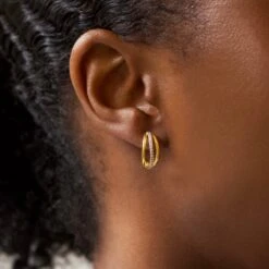 Crescent Triple Hoop Earrings 7 Crescent Triple Hoop Earrings -Carrie Elizabeth IMG 2678copy3 scaled