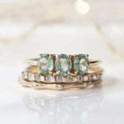 Aubrey Green Sapphire Ring -Carrie Elizabeth IMG 2721copy5 0571c95c 2020 477b a7a2 c48d1325f66d