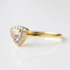 Rosa Morganite & Diamond Ring 13 Rosa Morganite & Diamond Ring -Carrie Elizabeth IMG 3121copy scaled