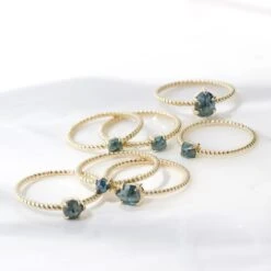 Exclusive Ocean Blue Hexagon Diamond Twist Band Ring - Size Medium 14 Exclusive Ocean Blue Hexagon Diamond Twist Band Ring - Size Medium -Carrie Elizabeth IMG 3130copy2 065c818a a9d6 4de0 a924 9ab692a8a613 scaled