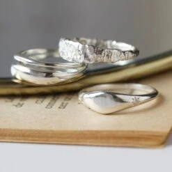 Organic Double Stacking Band 8 Organic Double Stacking Band -Carrie Elizabeth IMG 3711copy2 3a4f26d1 24e9 4b6c a21a 64ed856205ca scaled