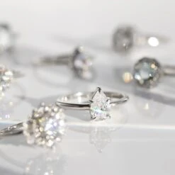 Isla 1ct Pear Solitaire Ring 7 Isla 1ct Pear Solitaire Ring -Carrie Elizabeth IMG 4121copy3 scaled