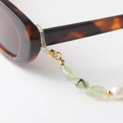 Statement Gemstone Sunglasses Chain -Carrie Elizabeth IMG 4186copy scaled