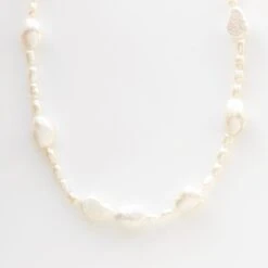 Organic Mixed Pearl Necklace