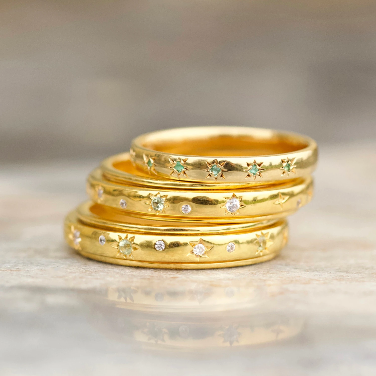 Diamond Spinning Constellation Ring 3 Diamond Spinning Constellation Ring - Image 3