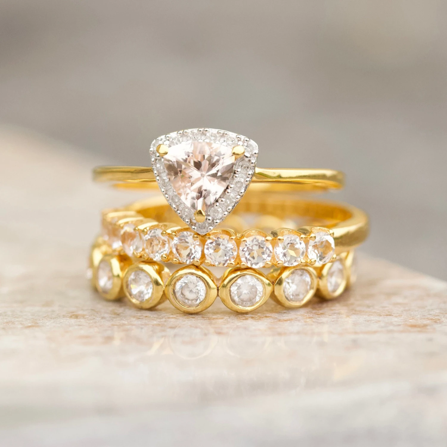 Rosa Morganite & Diamond Ring 4 Rosa Morganite & Diamond Ring - Image 4