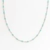 Dainty Enamel Bead Necklace