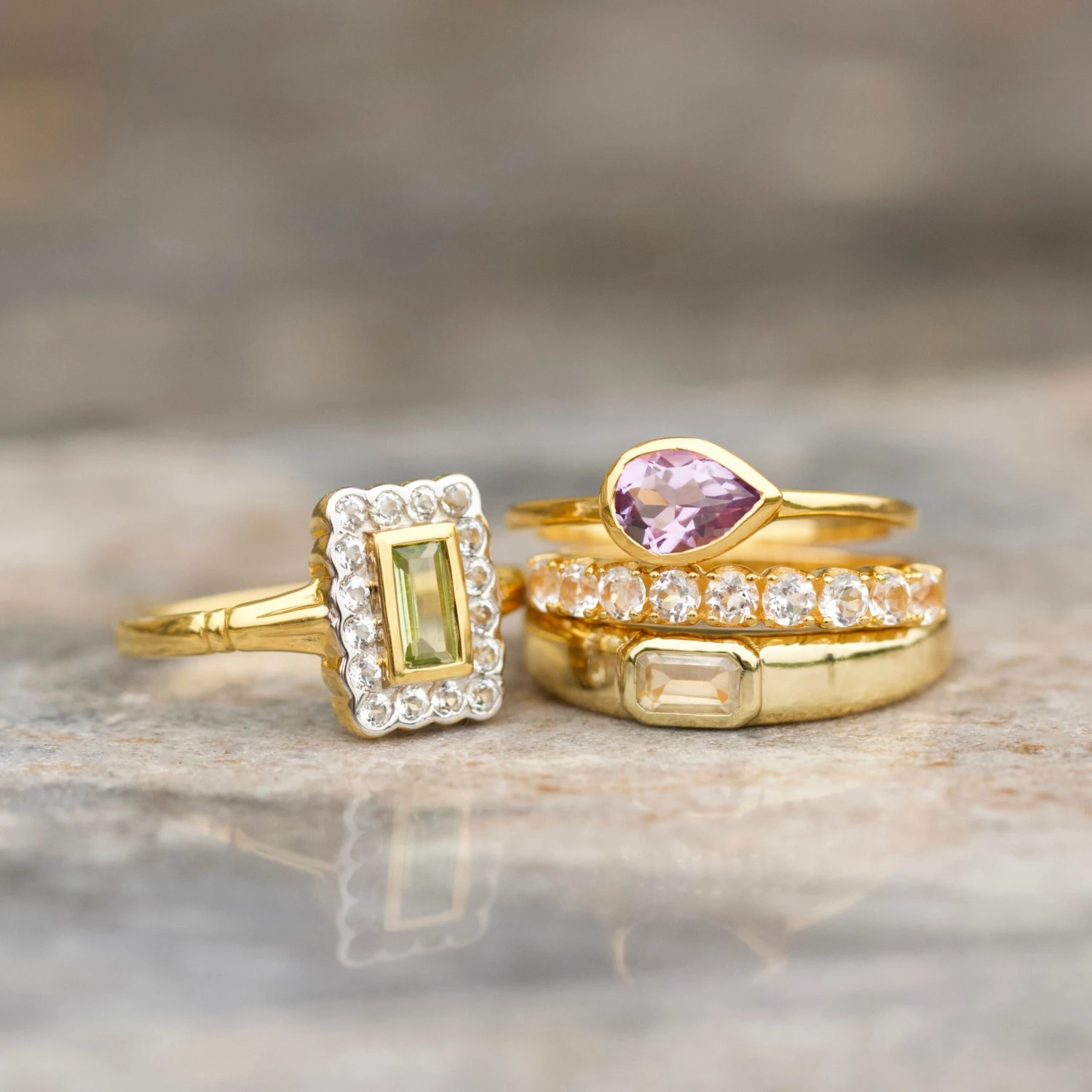 Florence Vintage Peridot Ring 6 Florence Vintage Peridot Ring - Image 6