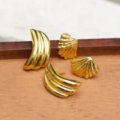 Vintage Fan Earrings -Carrie Elizabeth IMG 4632copy2 scaled