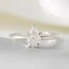 Isla 1ct Pear Solitaire Ring