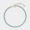 Turquoise Gemstone Tennis Bracelet