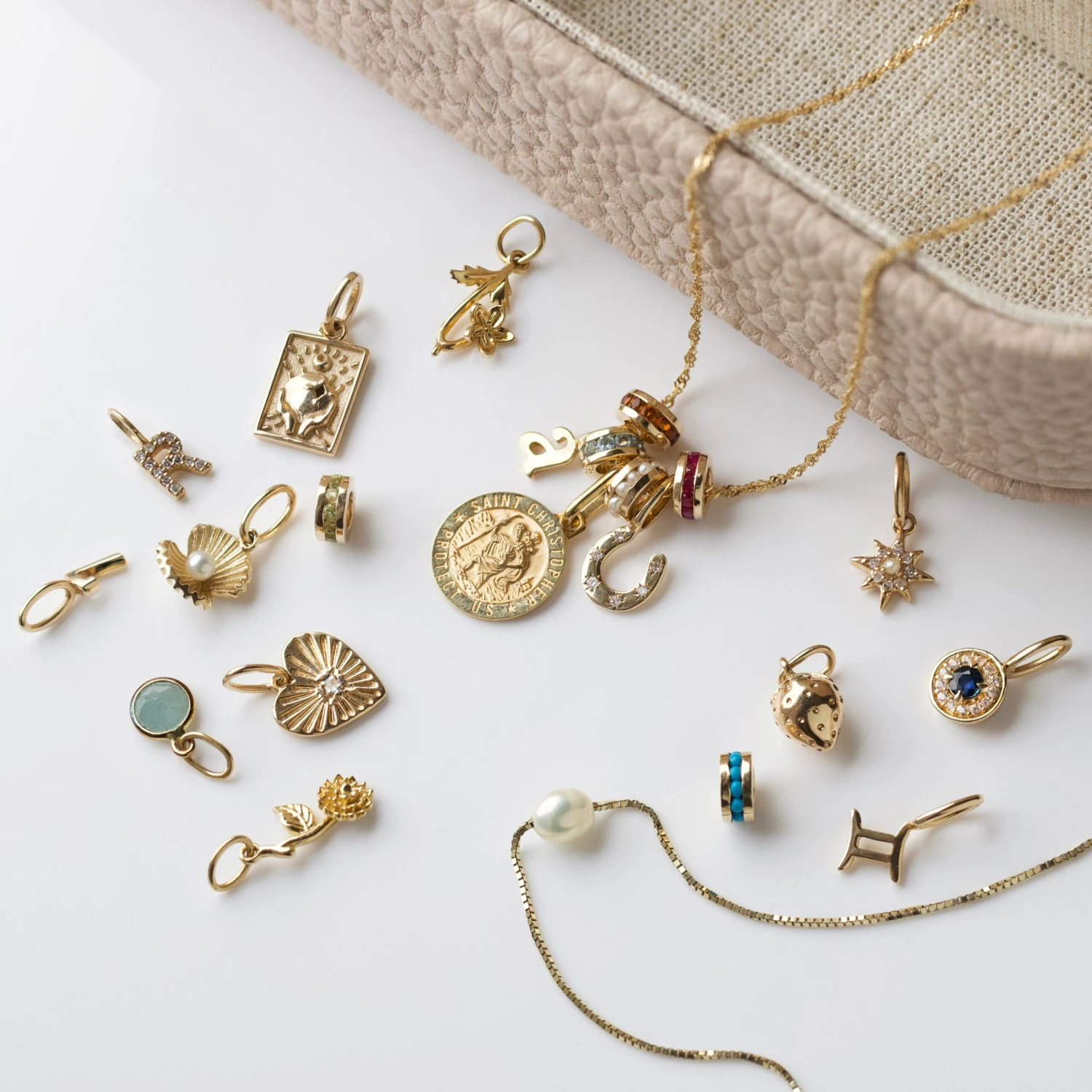 Diamond Peas In A Pod Charm 9 Diamond Peas In A Pod Charm - Image 9