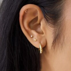 Heart Sunray Stud Earrings -Carrie Elizabeth IMG 6001copy2 95874181 7801 4a31 b630 9dd2d05666cc scaled