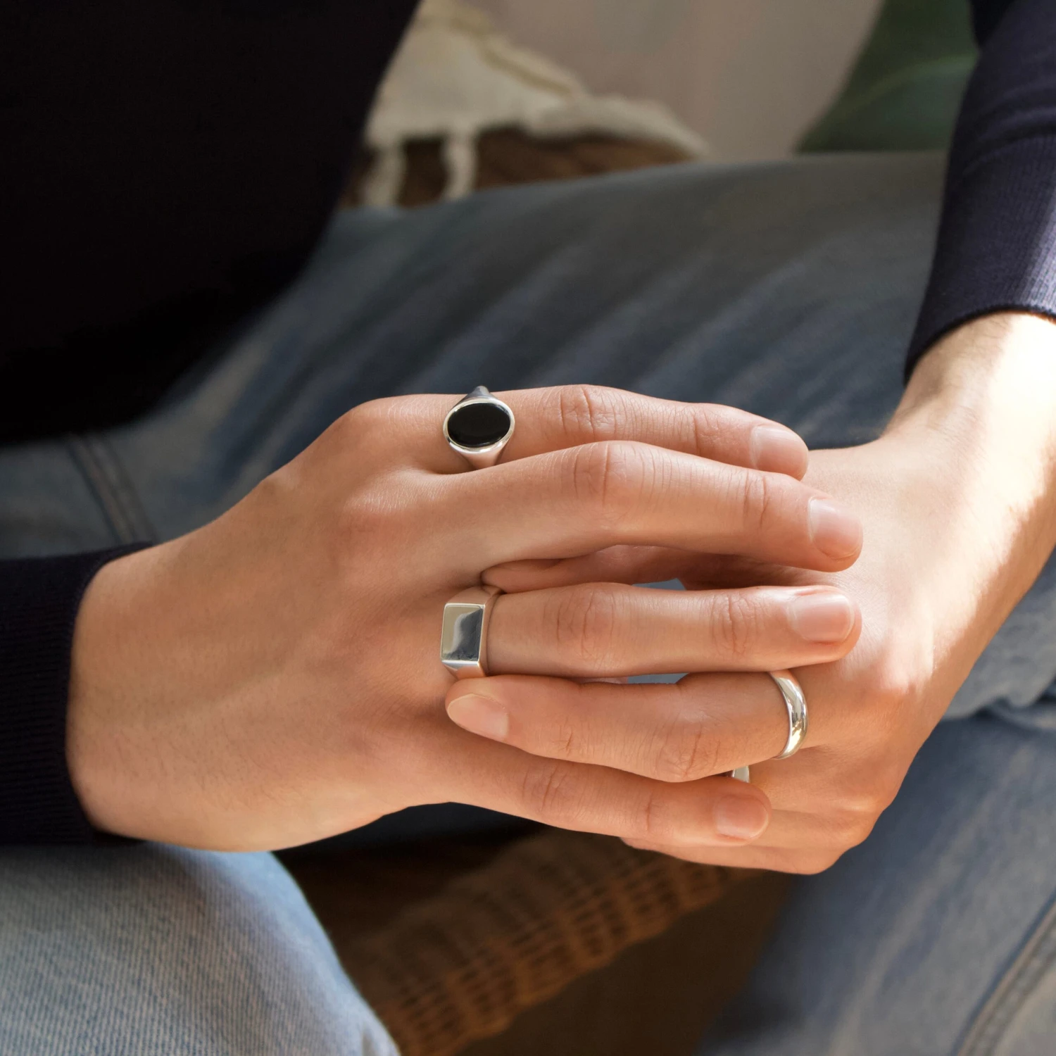 Mens Rounded Ring 6 Mens Rounded Ring - Image 6