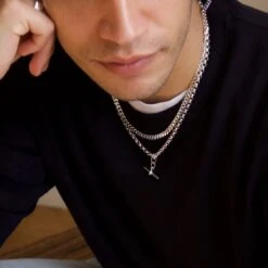 Mens Curb Chain -Carrie Elizabeth IMG 6218copy2 scaled