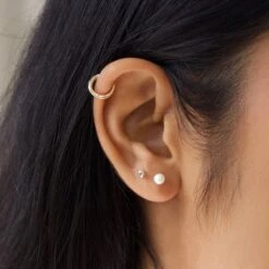 Pearl Stud Earrings 9 Pearl Stud Earrings -Carrie Elizabeth IMG 6290copy2