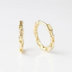 Chain Hoop Earrings