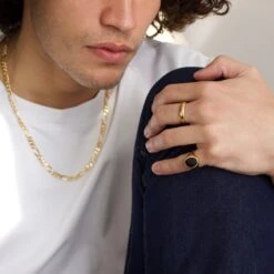 Mens Onyx Oval Signet Ring 16 Mens Onyx Oval Signet Ring -Carrie Elizabeth IMG 6747copy2 scaled