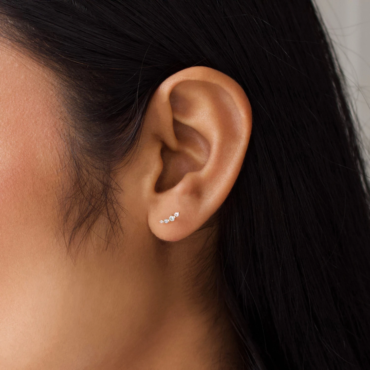 London Blue Topaz Shooting Star Climber Earring 5 London Blue Topaz Shooting Star Climber Earring - Image 5