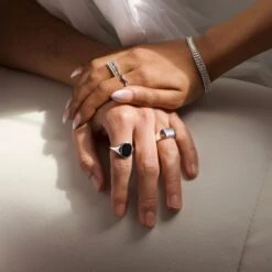 Mens Square Signet Ring 14 Mens Square Signet Ring -Carrie Elizabeth IMG 7056copy2 scaled