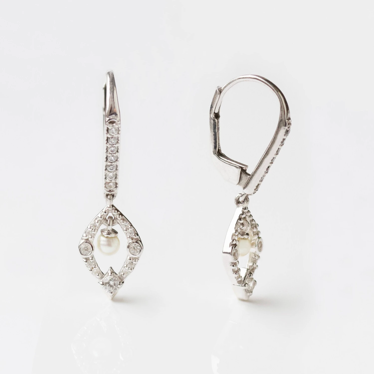 Sophia Deco Vintage Pearl Earrings 1 Sophia Deco Vintage Pearl Earrings