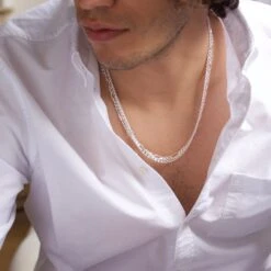 Mens Curb Chain -Carrie Elizabeth IMG 7156copy2 scaled