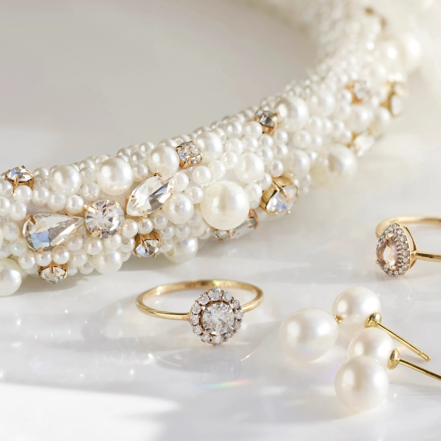 Arabella Pearl Drop Earrings 4 Arabella Pearl Drop Earrings - Image 4