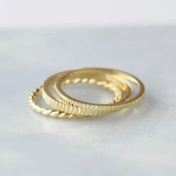 Violet Twist Band Ring 12 Violet Twist Band Ring -Carrie Elizabeth IMG 7967 copy 2 1 scaled